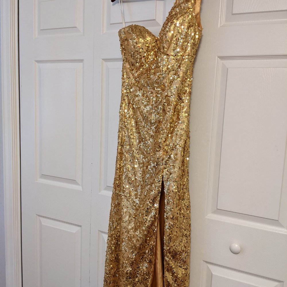 Sequin, Prom, Homecoming, Pagent, Awards Dress - Picture 6 of 7